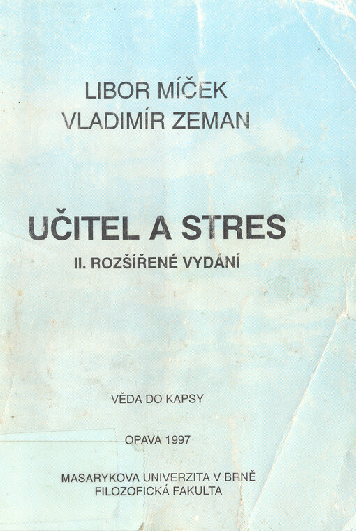 Učitel a stres