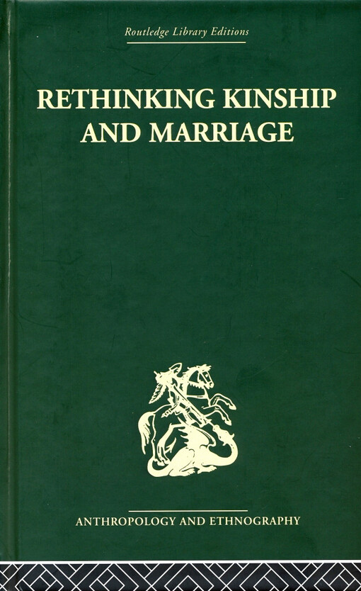 Rethinking kinship and marriage