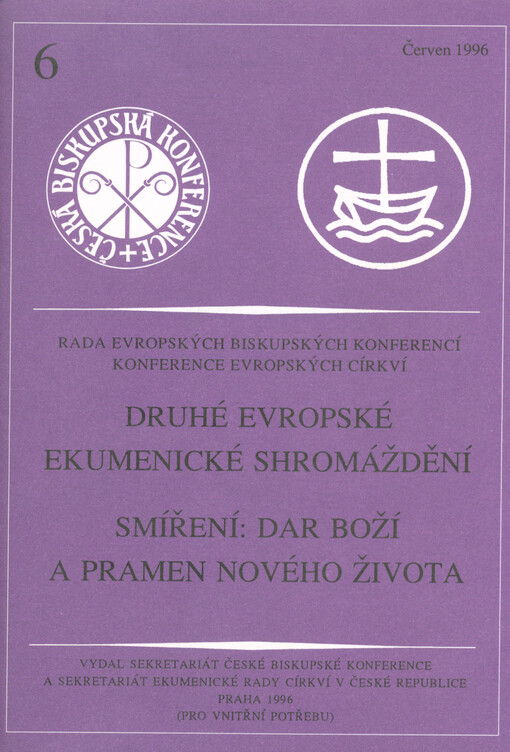 Pomůcka pro přípravu na Druhé evropské ekumenické shromáždění :Štýrský Hradec 23.-29.6.1997