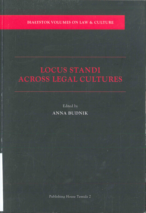 Locus standi across legal cultures