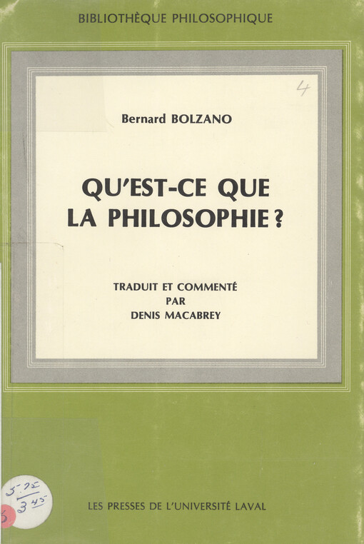 Qu'est-ce que la philosophie?Qu'est-ce que la philosophie?