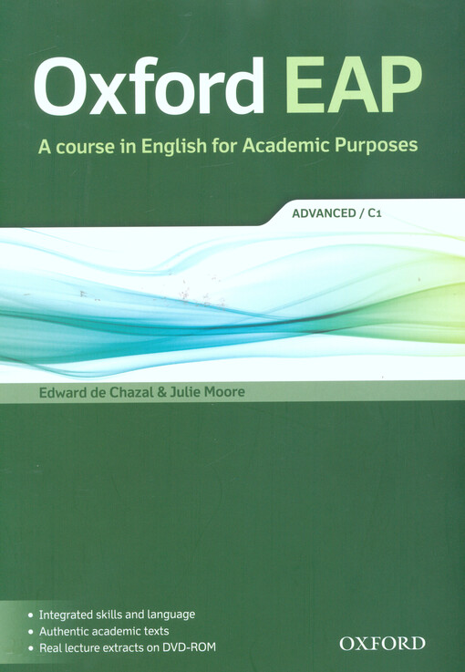 Oxford EAP :a course in English for academic purposes : advanced, C1