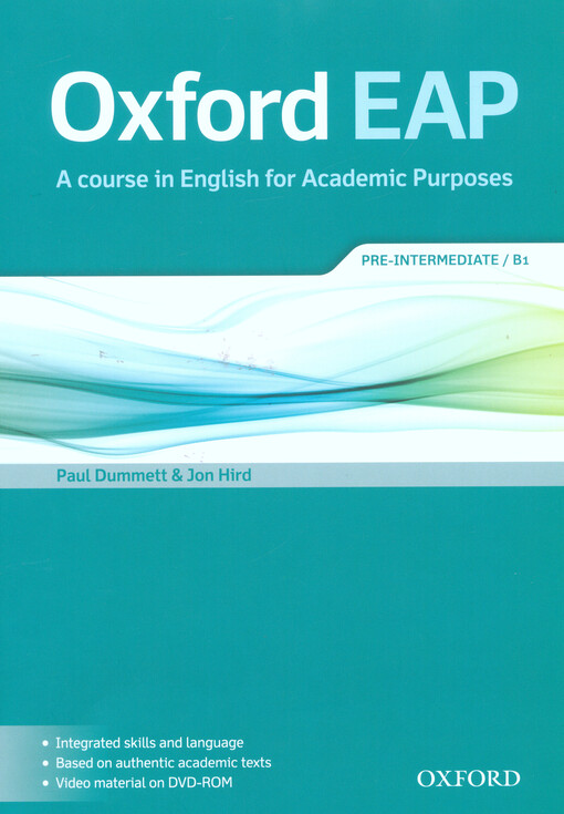 Oxford EAP. A Course in English for Academic Purposes. Pre-Intermediate / B1. Book with CD