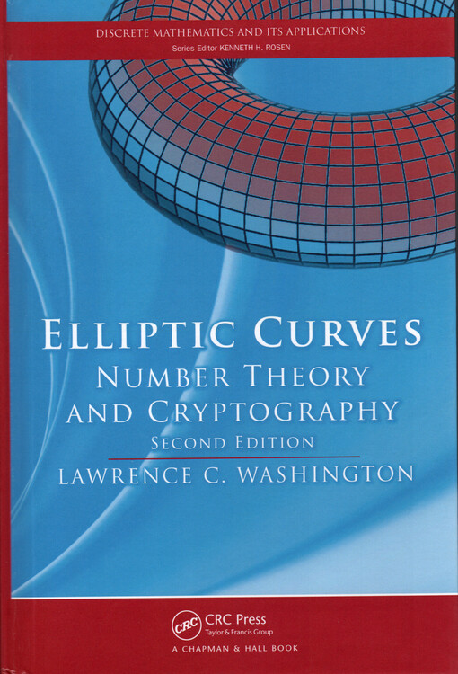 Elliptic curves : number theory and cryptography