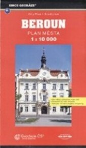 Beroun plán města 1:10 000 : plán města s výškopisem, mapa okolí
