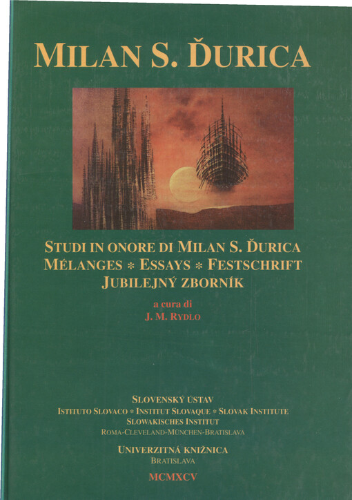 Studi in onore di Milan S. Ďurica