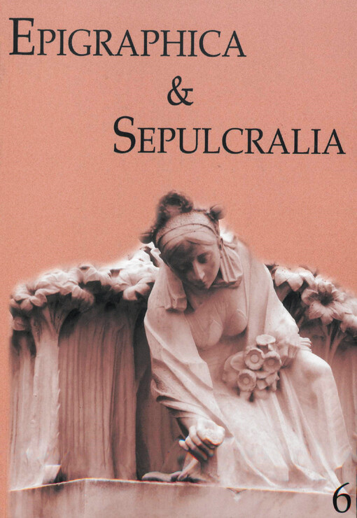 Epigraphica & Sepulcralia 6