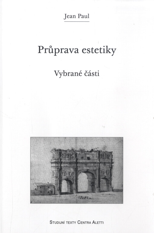 Průprava estetiky - Vybrané části