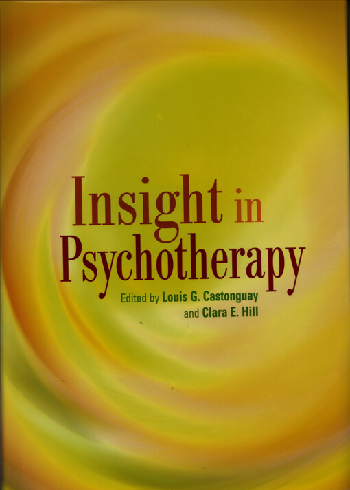 Insight in psychotherapy