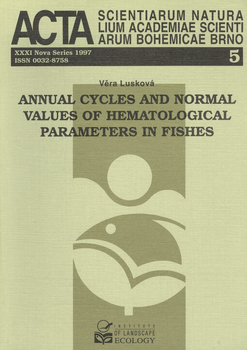 Annual cycles and normal values of hematological parameters in fishes