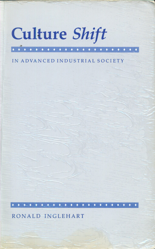 Culture shift in advanced industrial society