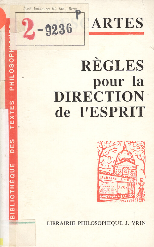 Régles pour la direction de l'esprit