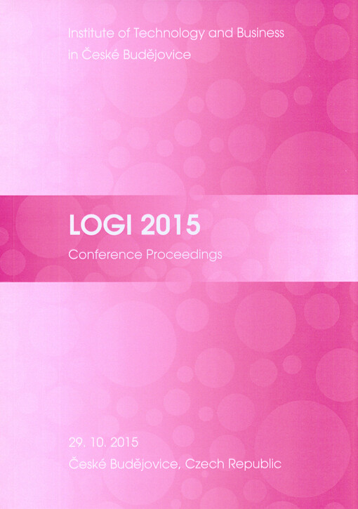 LOGI ... :konference s mezinárodní účastí ...