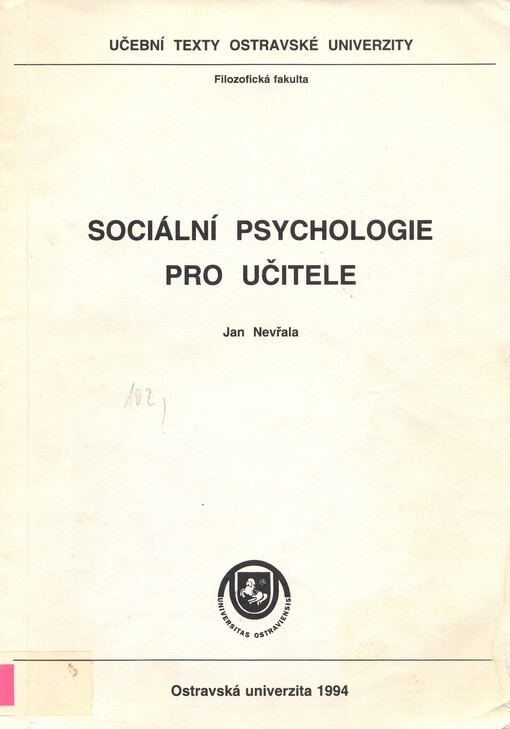 Sociální psychologie pro učitele