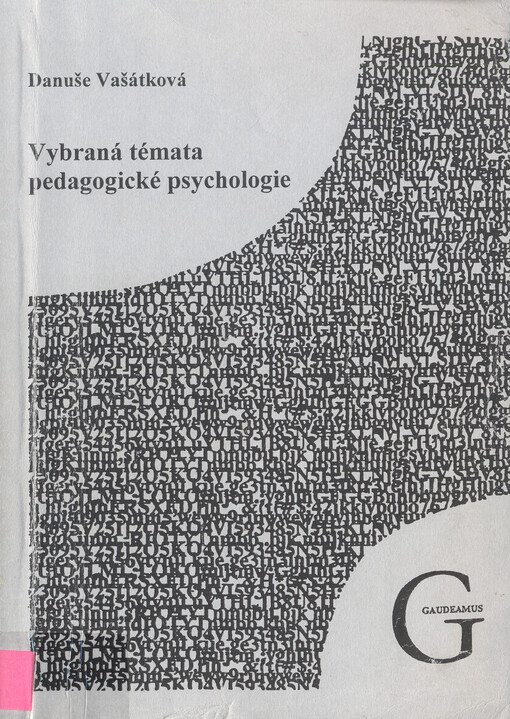 Vybraná témata pedagogické psychologie