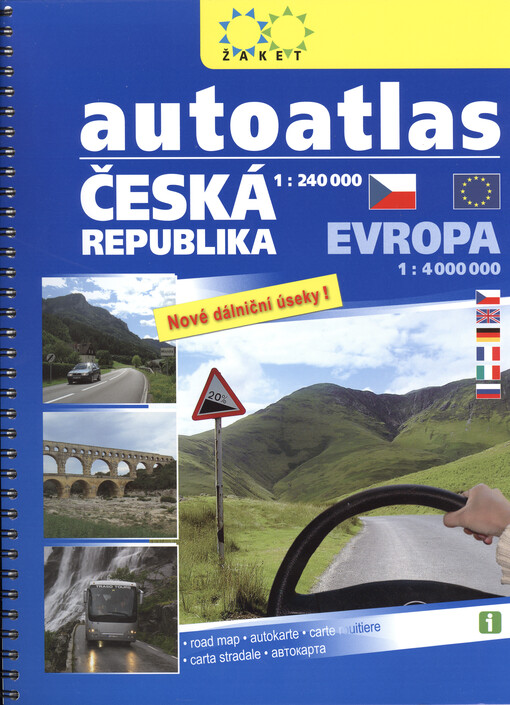 Autoatlas Česká republika 1:240 000 + Evropa 1:4 000 000