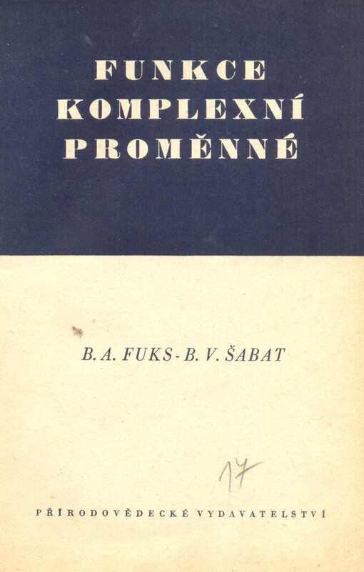 Funkce komplexní proměnné