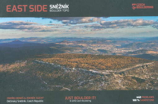East side Sněžník: boulder topo