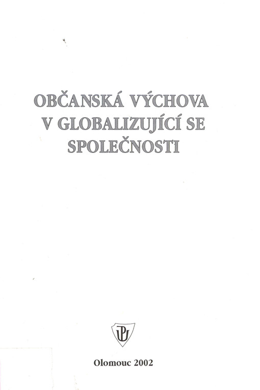 Občanská výchova v globalizující se společnosti