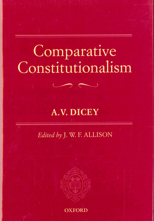 Lectures on comparative constitutionalism