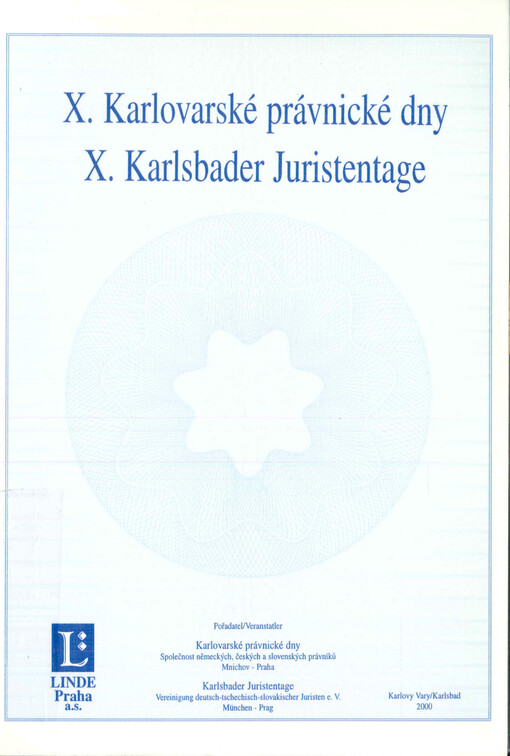 X. Karlovarské právnické dny