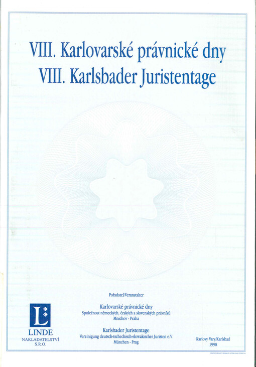 VIII. Karlovarské právnické dny
