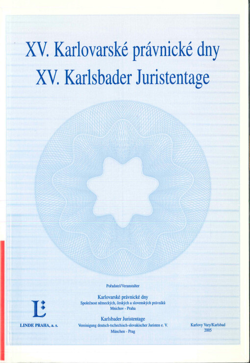 XV. Karlovarské právnické dny