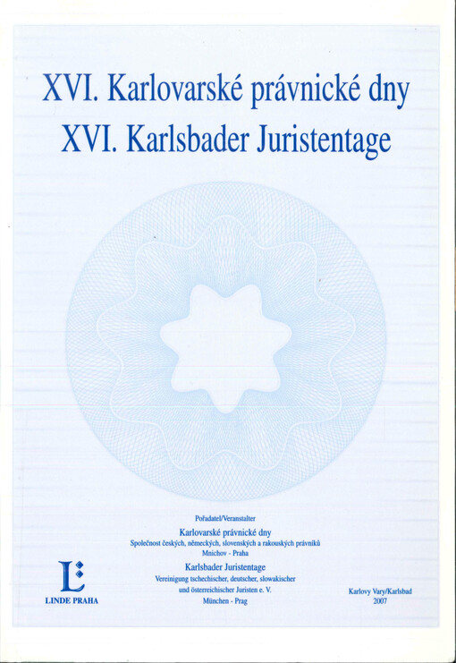 XVI. Karlovarské právnické dny