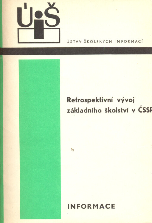 Retrospektivní vývoj základního školství v ČSSR