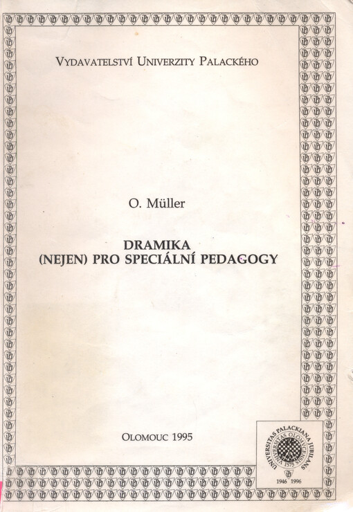 Dramika (nejen) pro speciální pedagogy
