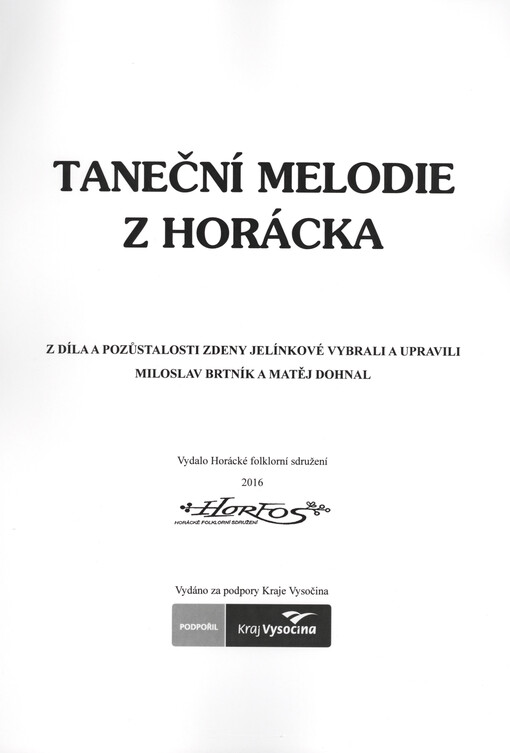 Taneční melodie z Horácka