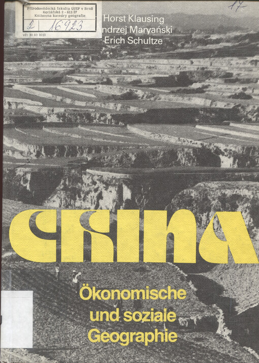 China : ökonomische und soziale Geographie