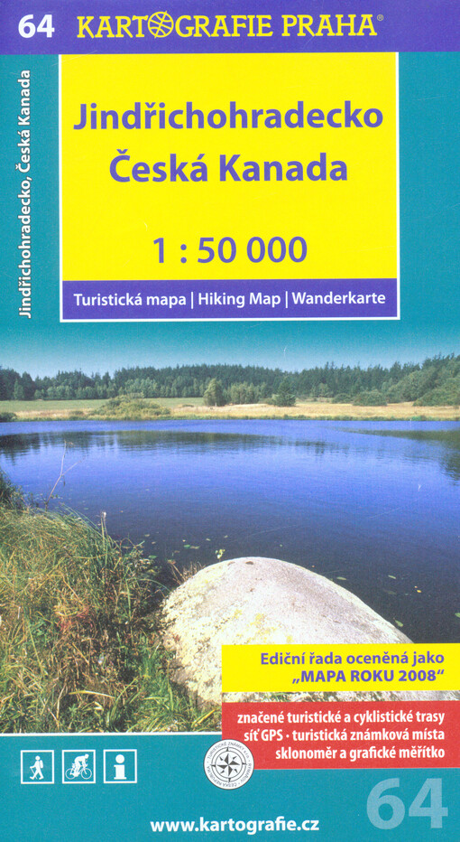 Jindřichohradecko, Česká Kanada : turistická mapa 1:50 000