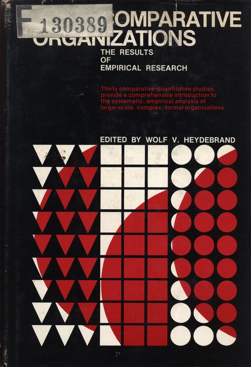 Comparative organizations : the results of empirical research