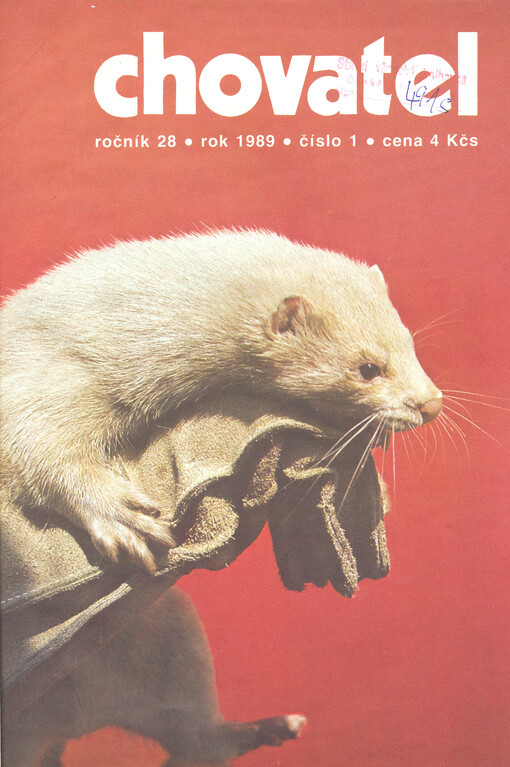 Chovatel : odborně zájmový měsíčník Českého svazu chovatelů