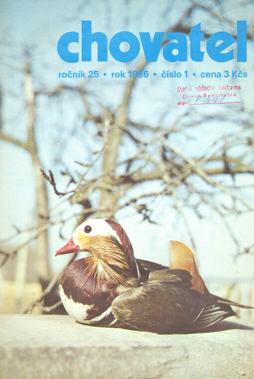 Chovatel : odborně zájmový měsíčník Českého svazu chovatelů