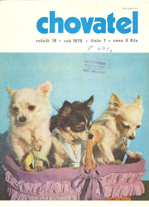 Chovatel : odborně zájmový měsíčník Českého svazu chovatelů