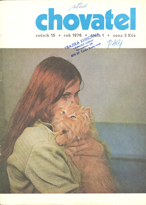 Chovatel : odborně zájmový měsíčník Českého svazu chovatelů