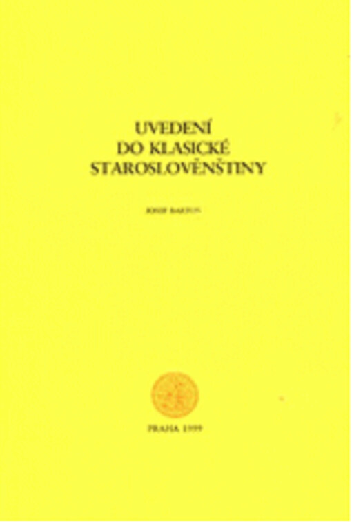 Uvedení do klasické staroslověnštiny