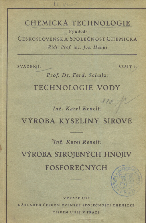 Technologie vody