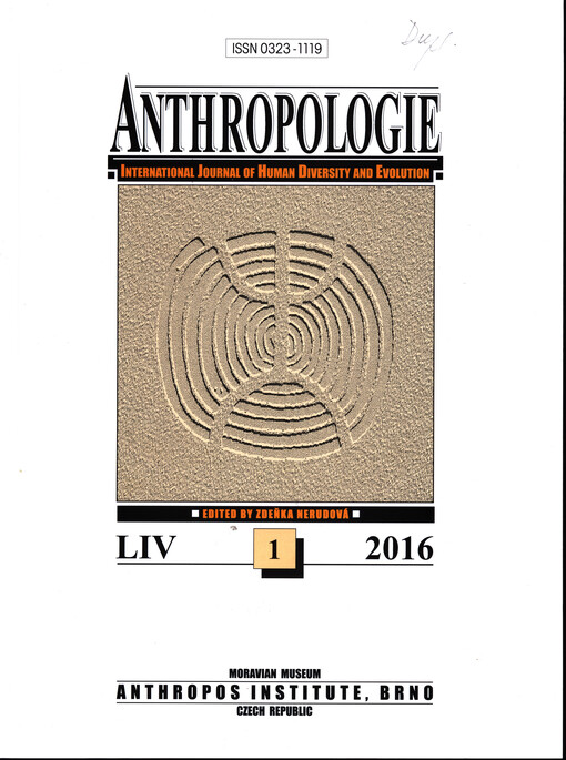 Anthropologie : věnováno fysické, historické a ethnické anthropologii