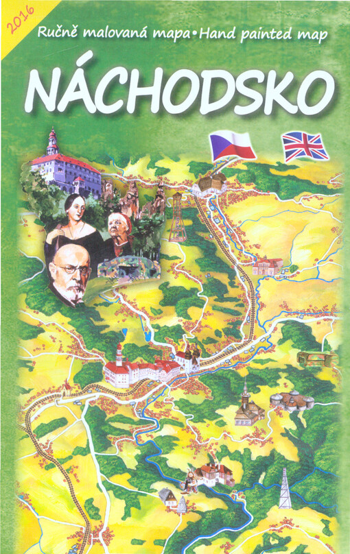 Náchodsko : ručně malovaná mapa = hand painted map