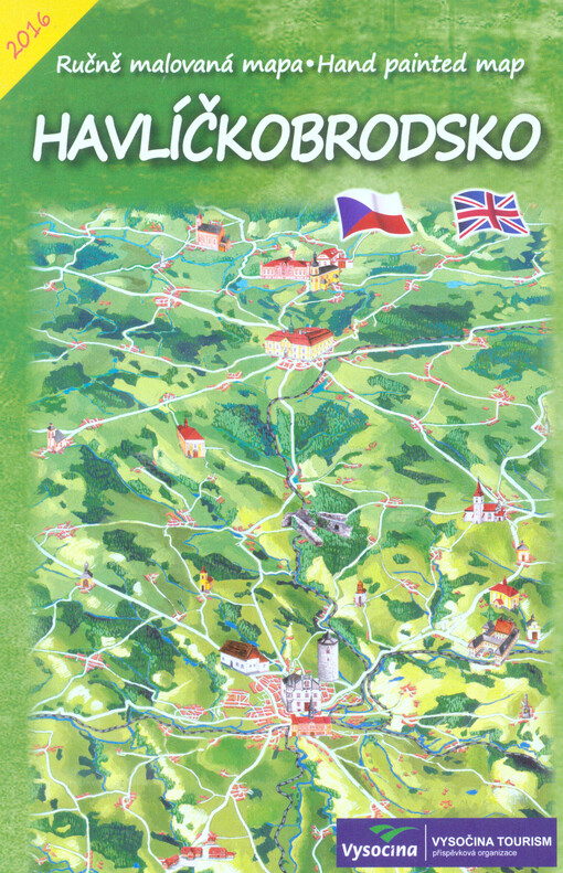 Havlíčkobrodsko : ručně malovaná mapa = hand painted map