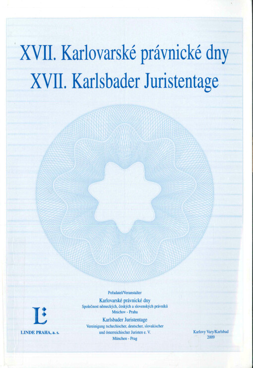 XVII. Karlovarské právnické dny