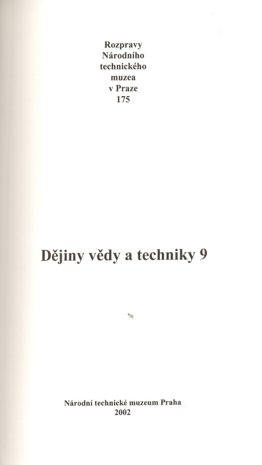 Dějiny vědy a techniky