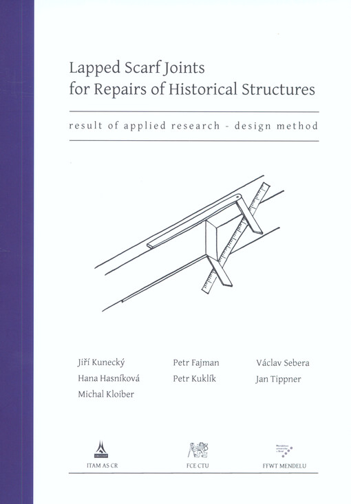 Lapped scarf joints for repairs of historical structures: method