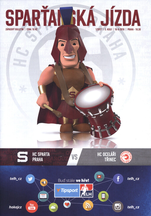 Sparťanská jízda : zápasový bulletin