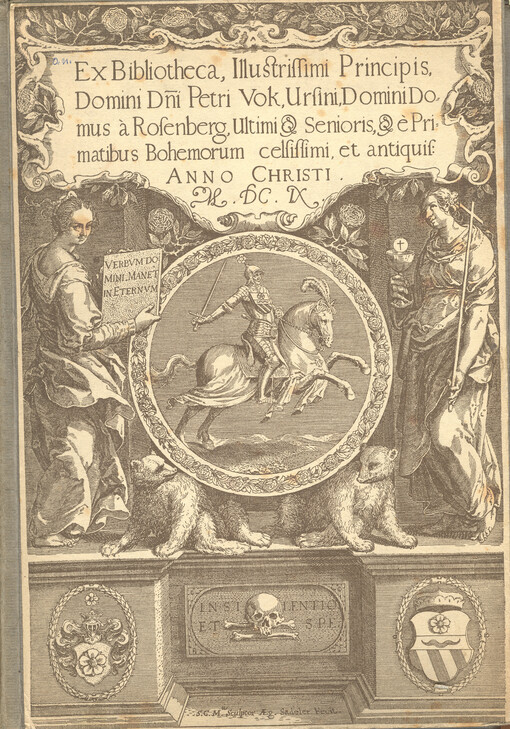 Ex bibliotheca, illustrissimi principis domini dni Petri Vok, ursini, dominidomus à Rosenberg ...
