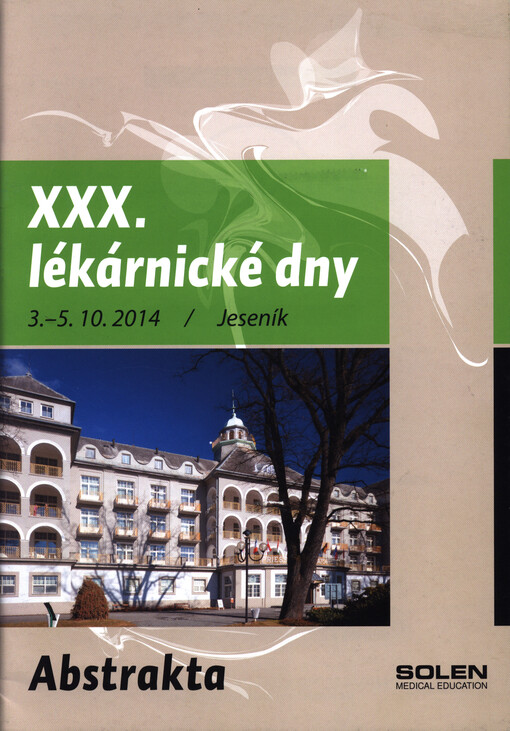 ... lékárnické dny :... : abstrakta