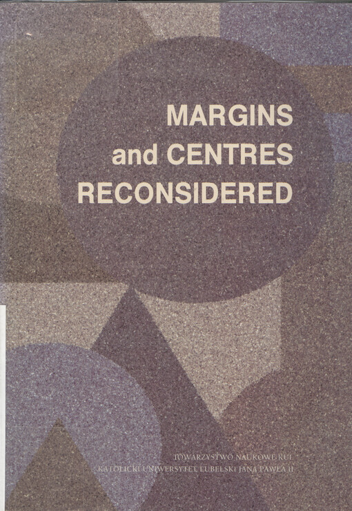 Margins and centres reconsidered : multiple perspectives on English language literatures